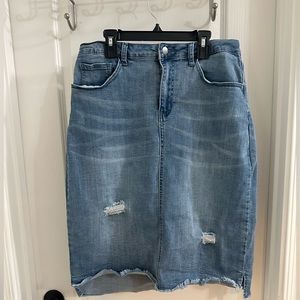 Main Street Exchange Jean skirt